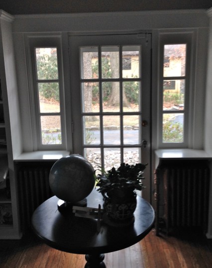 Entryway in its original state.